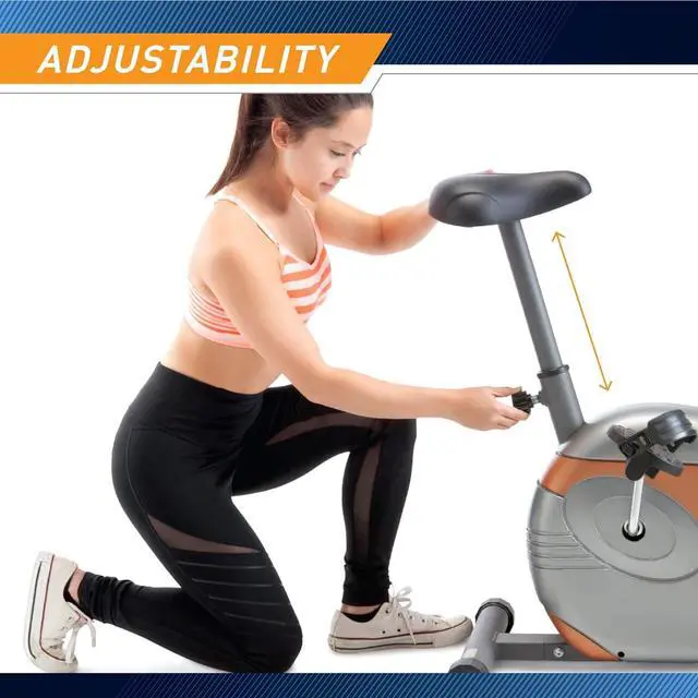 Alt view image 6 of 7 - Marcy Upright Exercise Bike with Resistance ME-708