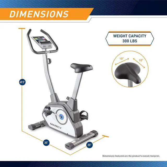 Alt view image 2 of 7 - Marcy Stationary Exercise Indoor Bicycle with 8 Magnetic Resistance Levels