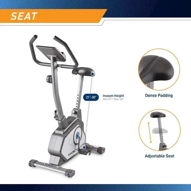 Alt view image 5 of 7 - Marcy Stationary Exercise Indoor Bicycle with 8 Magnetic Resistance Levels