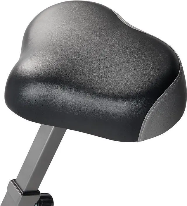 Alt view image 6 of 6 - Sunny Health & Fitness Foldable Magnetic Exercise X-Bike Pro, Digital Monitor, Pulse Sensor, Low-Impact, Magnetic Resistance, Ergonomic Support, SunnyFit® App Enhanced Bluetooth Connectivity