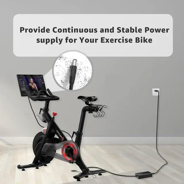 Alt view image 4 of 7 - Replacment for Peloton Bike Power Cord, Compatible with Peloton Fitness Bike Console Charger Cord, for Models: PLTN-RB1VO, PLTN-RB1VQ, PLTN-RB1V1, ATS050TP121