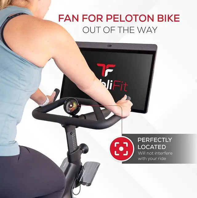 Alt view image 4 of 6 - TrubliFit Custom Fan for Peloton Bike - Accessories for Peloton Bike - Does NOT fit Peloton Bike+ (Original Peloton)