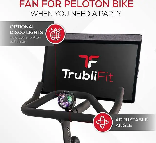 Alt view image 5 of 6 - TrubliFit Custom Fan for Peloton Bike - Accessories for Peloton Bike - Does NOT fit Peloton Bike+ (Original Peloton)