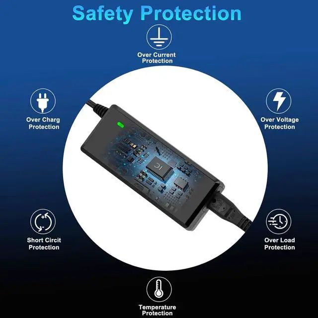 Alt view image 4 of 7 - Power Cord for Peloton Exercise Bike 12V4.17A AC/DC Adapter Replacement Peloton Exercise Bike Model: PLTN-RB1VO PLTN-RB1V1 PLTN-RB1VQ