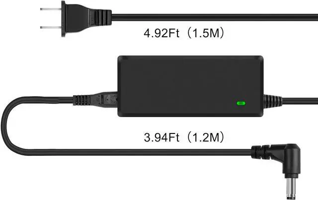 Alt view image 5 of 7 - Power Cord for Peloton Exercise Bike 12V4.17A AC/DC Adapter Replacement Peloton Exercise Bike Model: PLTN-RB1VO PLTN-RB1V1 PLTN-RB1VQ
