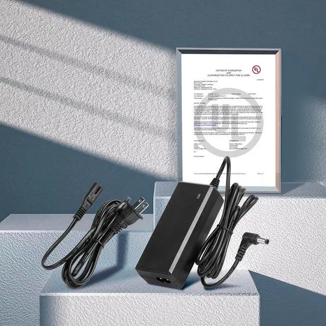 Alt view image 6 of 7 - Power Cord for Peloton Exercise Bike 12V4.17A AC/DC Adapter Replacement Peloton Exercise Bike Model: PLTN-RB1VO PLTN-RB1V1 PLTN-RB1VQ