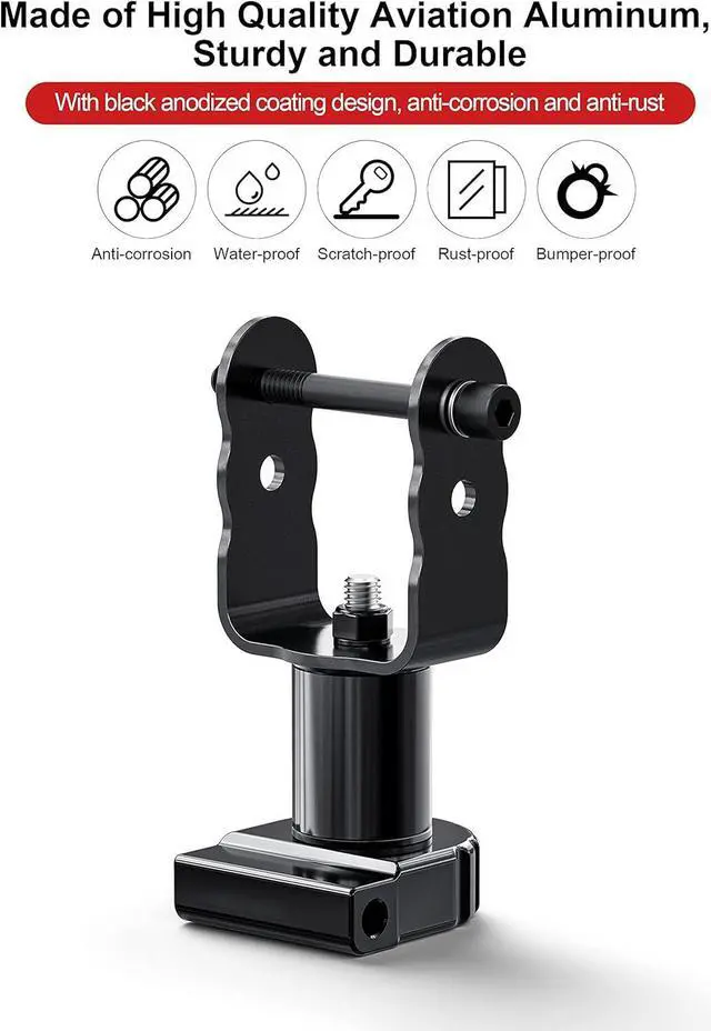 Alt view image 2 of 7 - 360 Degree Screen Swivel Mount for Peloton Bike, Upgraded Screen Swivel for Peloton, Accessory to Turn for Peloton Bike Screens, Accessories for Peloton(Not Compatible with Peloton Bike+)