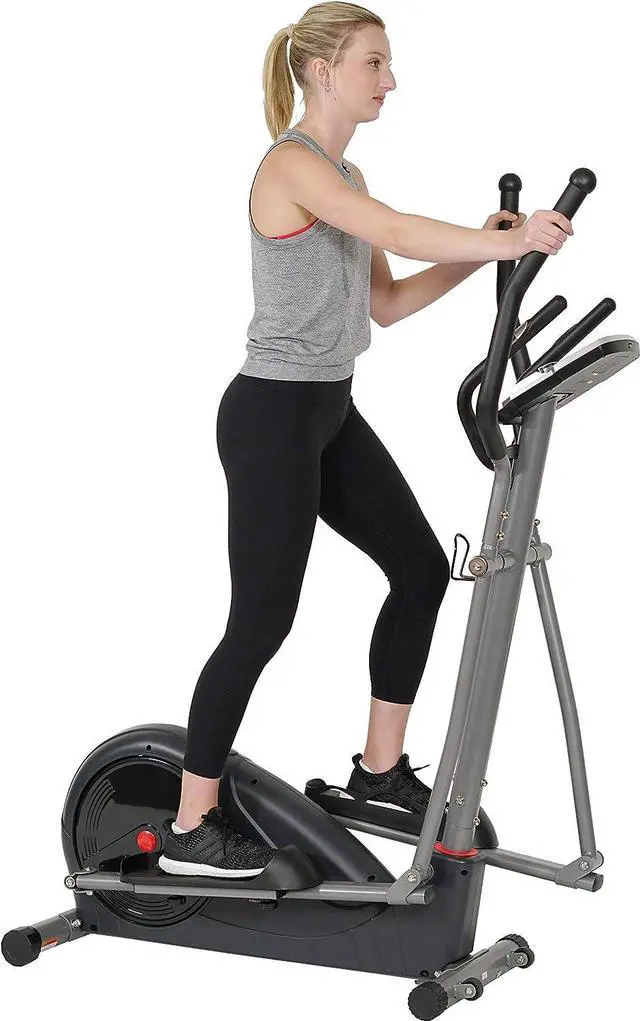 Main image of Sunny Health & Fitness Full Body Workout Elliptical Trainer with Digital Performance Monitor, Low Impact Exercise, and Optional Bluetooth with Exclusive SunnyFit App