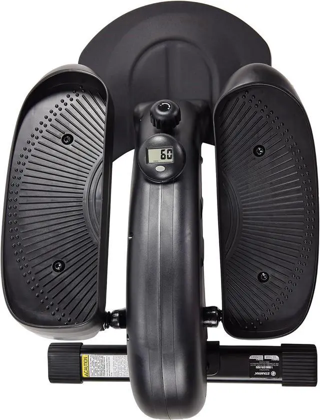 Alt view image 2 of 7 - Stamina Inmotion E1000 Compact Elliptical Strider Foot Pedal Exerciser for Home Workout with 250 Pound Weight Capacity and Smart Workout App, Black