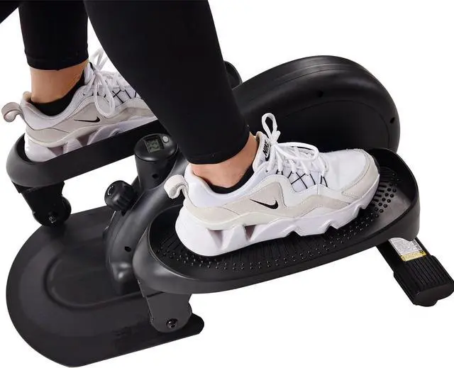 Alt view image 6 of 7 - Stamina Inmotion E1000 Compact Elliptical Strider Foot Pedal Exerciser for Home Workout with 250 Pound Weight Capacity and Smart Workout App, Black