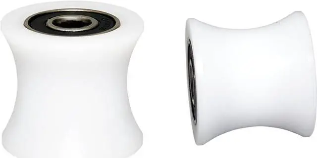 Alt view image 4 of 6 - FRECCU Total Trainer Rollers/Wheels of 4 for Models DLX, DLX II, DLX III, Adv DLX, Pilates, Pilates Pro 2500, 3000, 4000570, 2000 White