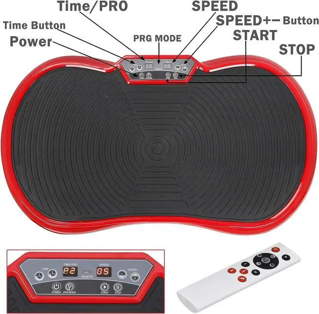 Alt view image 5 of 7 - Full Body Vibration Platform Massage Machine Workout Trainer with Bluetooth Music Connection