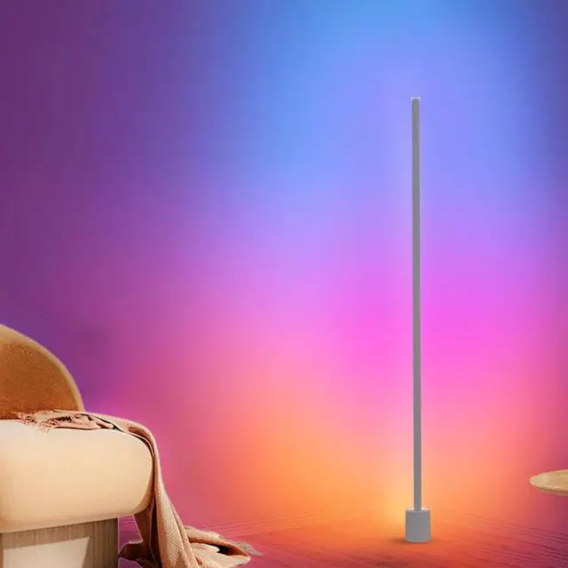 Main image of Ailofy Smart Corner Floor Lamp, LED Floor Lamp with Alexa and App Control, 16 Million DIY Colors, Music Sync, DIY Color Modes,Timer Setting, Suitable for Living Room and Bedroom