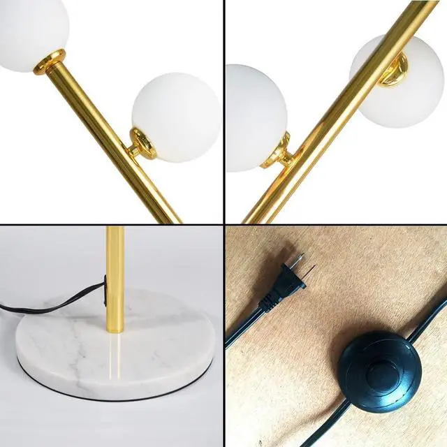 Alt view image 4 of 7 - Hsyile Lighting KU300198 Cozy Elegant Modern Creative Floor Lamp for Living Room,Bedroom,Office,9 Lights