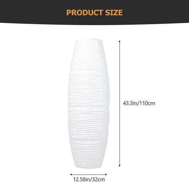 Alt view image 2 of 7 - Uonlytech Paper Floor Lampshade Light Accessories: Diploma Floor Lamp Shield Japanese Style Standing Lamps for Living Room Contemporary Floor Lamp Cover