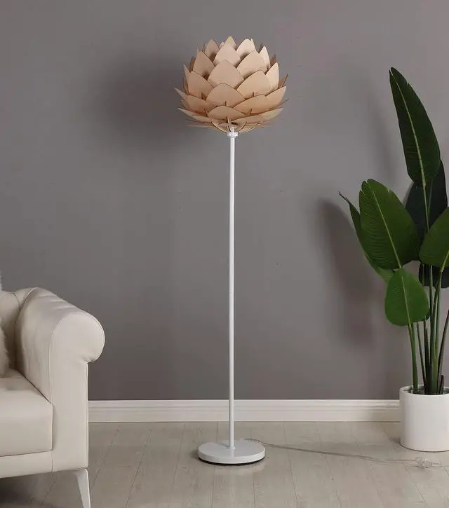Alt view image 3 of 7 - Brightech Artichoke Design Unique 68 Inch Tall Free Standing Pole LED Floor Lamp
