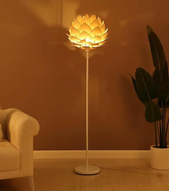 Alt view image 2 of 7 - Brightech Artichoke Design Unique 68 Inch Tall Free Standing Pole LED Floor Lamp
