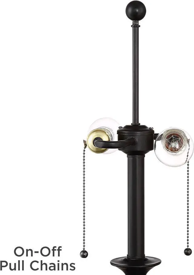 Alt view image 7 of 7 - 360 Lighting Spenser Traditional Floor Lamp Standing Exquisite 58" Tall Oiled Bronze Brown Metal Thin Column Off-White Linen Fabric Empire Shade for Living Room Reading House Bedroom Home