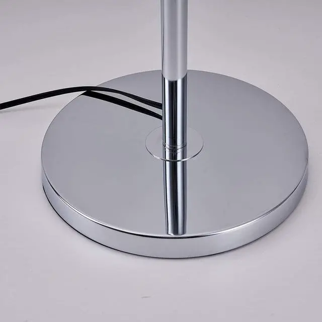 Alt view image 7 of 7 - beaysyty Modern Style Crystals Floor Lamp Chrome Finish and Plentiful Crystals for Reading Corner Lamp for Office Cafe,Den,Living Room Bedroom - 3 Lights