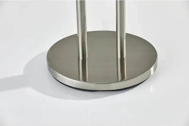 Alt view image 3 of 7 - Adesso 4016-22 Duet 62" Floor Lamp, Satin Steel, Smart Outlet Compatible