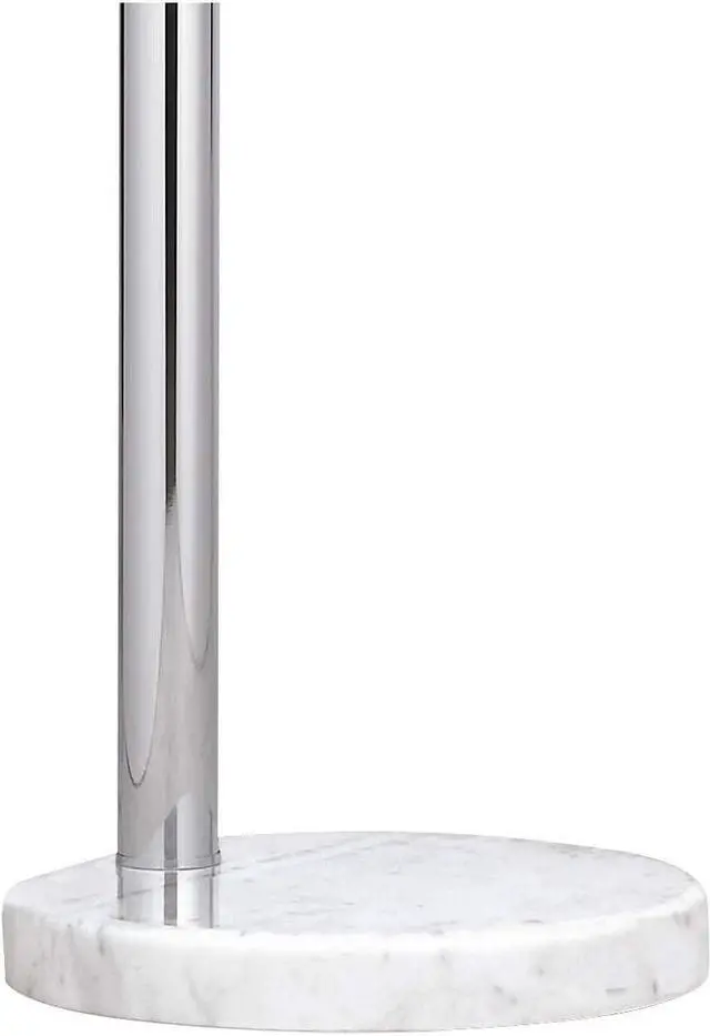 Alt view image 7 of 7 - Possini Euro Design Infini Modern Mid Century Arched Floor Lamp Standing 5-Light 78" Tall Chrome Silver Metal Marble Base Swivel Dome Shade Decor for Living Room Reading House Family Bedroom Home