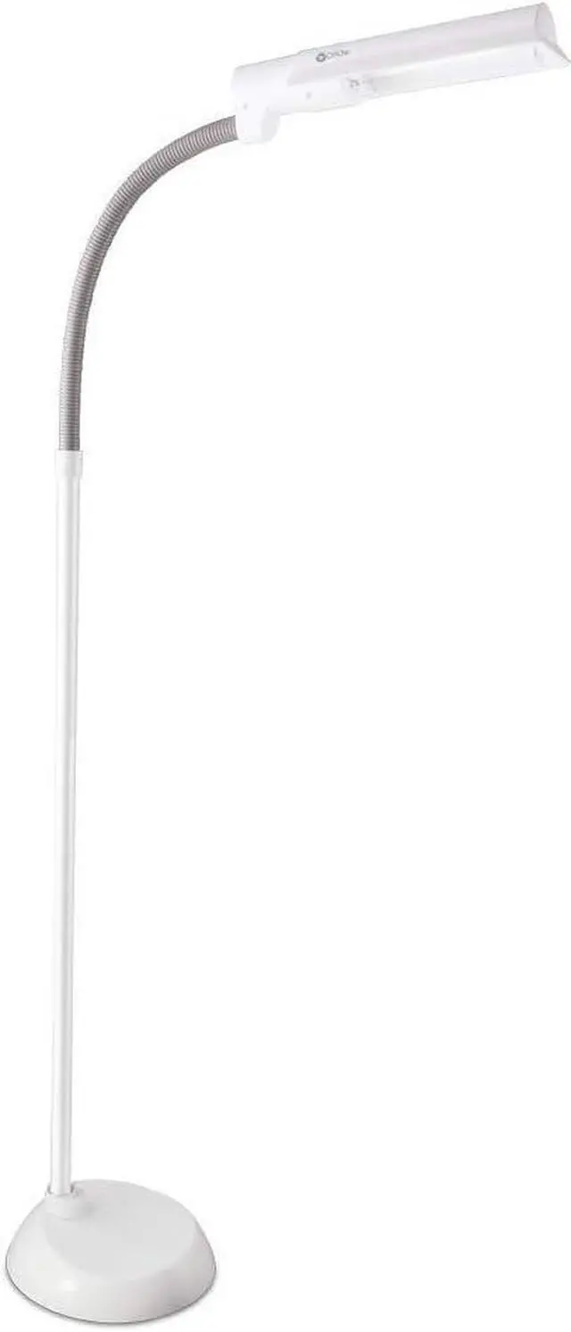 Main image of OttLite 13 Watt WingShade Floor Lamp - Living Room, Office, Bedroom Home Decor