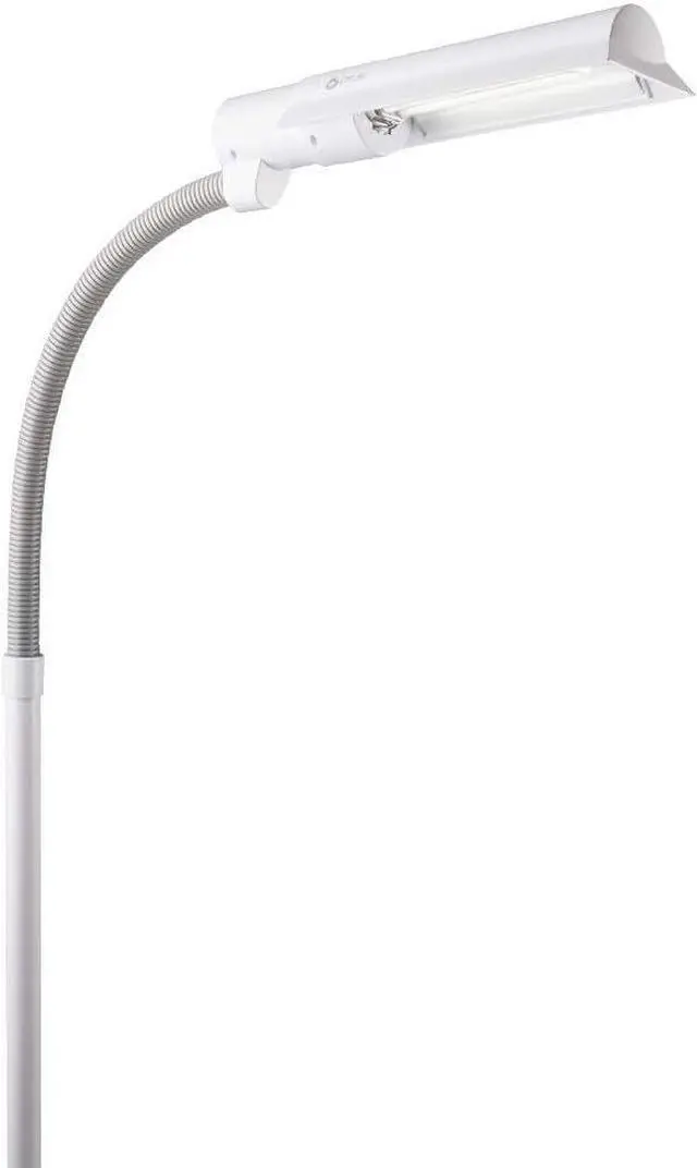 Alt view image 2 of 5 - OttLite 13 Watt WingShade Floor Lamp - Living Room, Office, Bedroom Home Decor