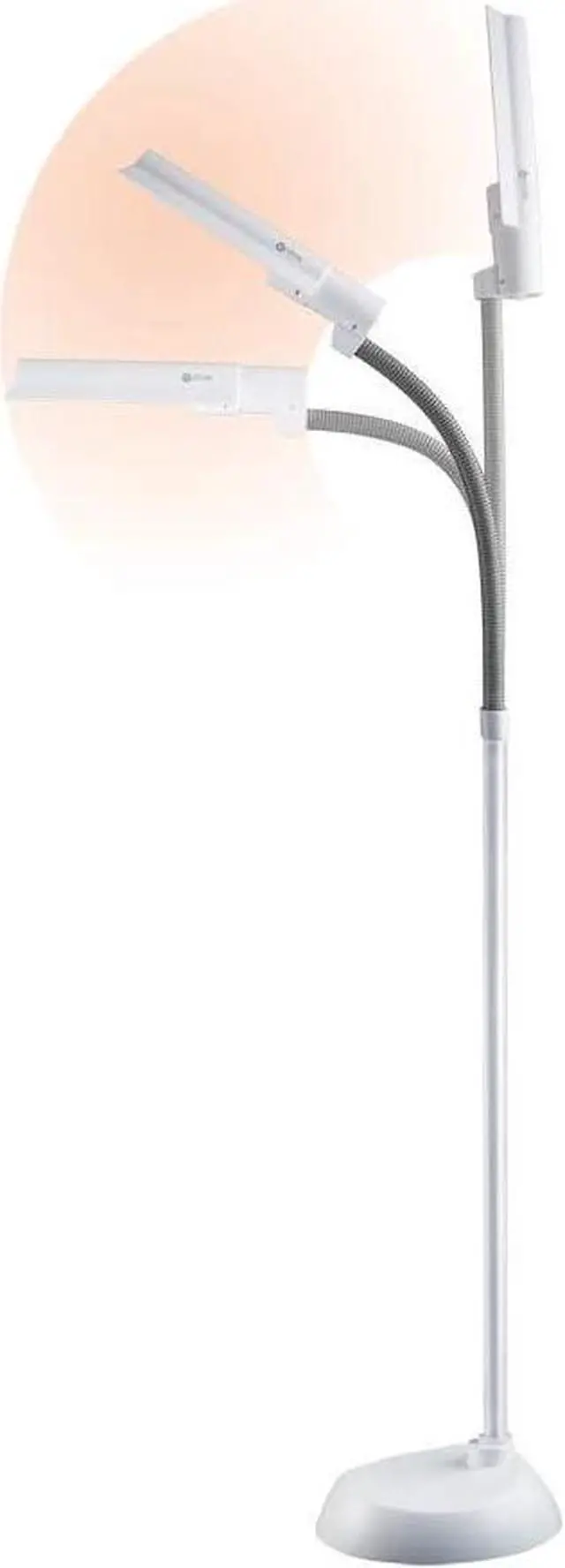 Alt view image 3 of 5 - OttLite 13 Watt WingShade Floor Lamp - Living Room, Office, Bedroom Home Decor