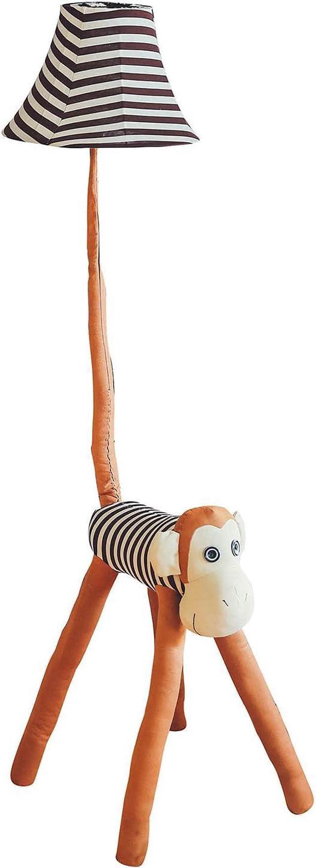 Floor Lamp by Cozylight Brown Monkey Design 50 Inch Modern Floor Lamp for Bedroom Hand Stitched Toy Standing Lamp for Living Room Kids Floor lamp Come with an LED Bulb Newegg