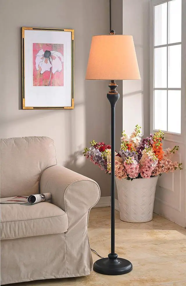 Alt view image 2 of 7 - Kenroy Home KH87050 Charlotte Lamp Sets, 61 Inch Floor, Oil-Rubbed Bronze