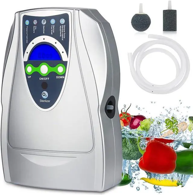 Main image of VTAR Ozone Machine, 500mg/h Multipurpose Ozone Machine Purify Air,Water,Fruits,Vegetables,Toothbrushes,Aquarium.Fruit Cleaner Device in Water