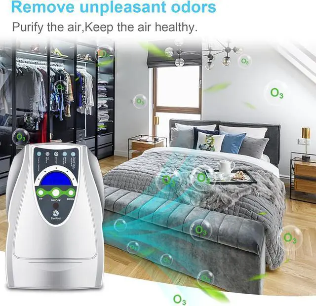 Alt view image 4 of 7 - VTAR Ozone Machine, 500mg/h Multipurpose Ozone Machine Purify Air,Water,Fruits,Vegetables,Toothbrushes,Aquarium.Fruit Cleaner Device in Water