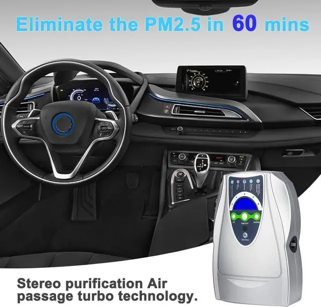 Alt view image 5 of 7 - VTAR Ozone Machine, 500mg/h Multipurpose Ozone Machine Purify Air,Water,Fruits,Vegetables,Toothbrushes,Aquarium.Fruit Cleaner Device in Water