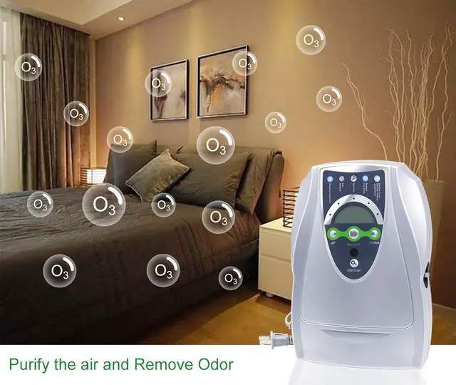 Alt view image 6 of 7 - Household Ozone Generator, 500 mg/h Ozone Machine Odor Removal, Specifically Designed ozonator for Clean Water, Fruits, Vegetables