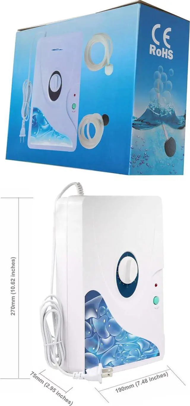 Alt view image 5 of 6 - Ozone Generator Air Purifier Ozone Output 600mg/h