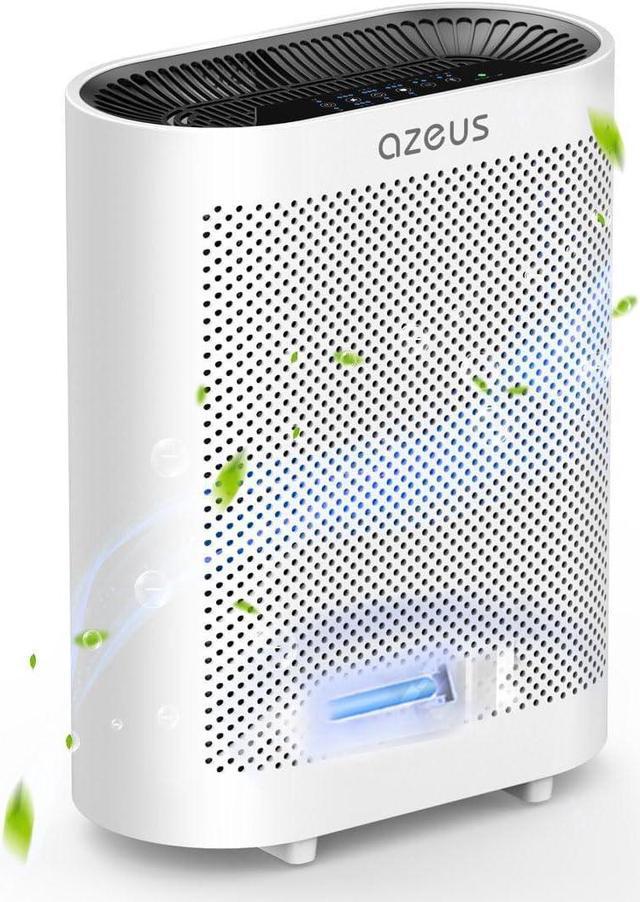 AZEUS True HEPA Air Purifier for Home up to 1080 sq ft Large Room UV light