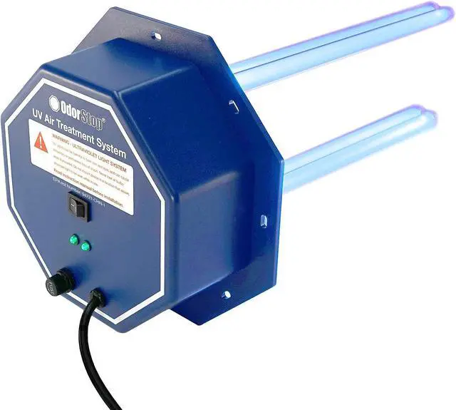 Main image of OdorStop OS72PRO UV Air Purifier 72W System with Energy Saving Airflow Sensor and 16-in Bulbs