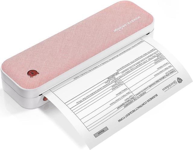 MUNBYN Pink Bluetooth Wireless Label Printer, 2 Pink Circle