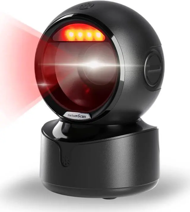 Main image of NetumScan Automatic Omnidirectional Desktop Barcode Scanner, Hands-Free USB Wired QR Barcode Reader, 1D 2D Bar Code Image Sensing for Warehouse, Supermarket, Retail Store, Bookstore Pos System