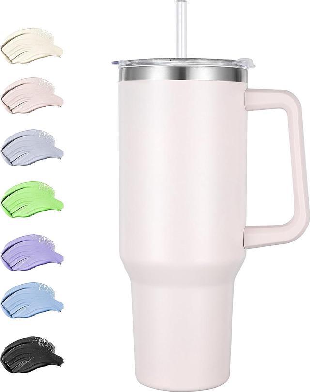 40oz Stainless Steel Thermos Cups With Handle Vacuum Coffee Tumbler