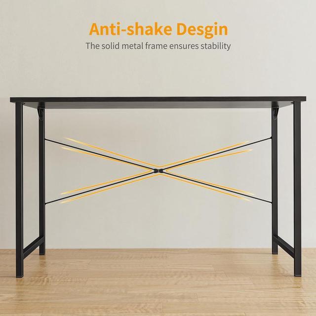 Alt view image 6 of 6 - Cubiker Computer Desk, 32 inch Small Home Office Desk for Small Spaces, Modern Simple Style for Home, Office, Black