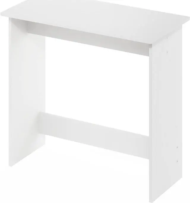 Alt view image 6 of 7 - Furinno Simplistic Study Table, White