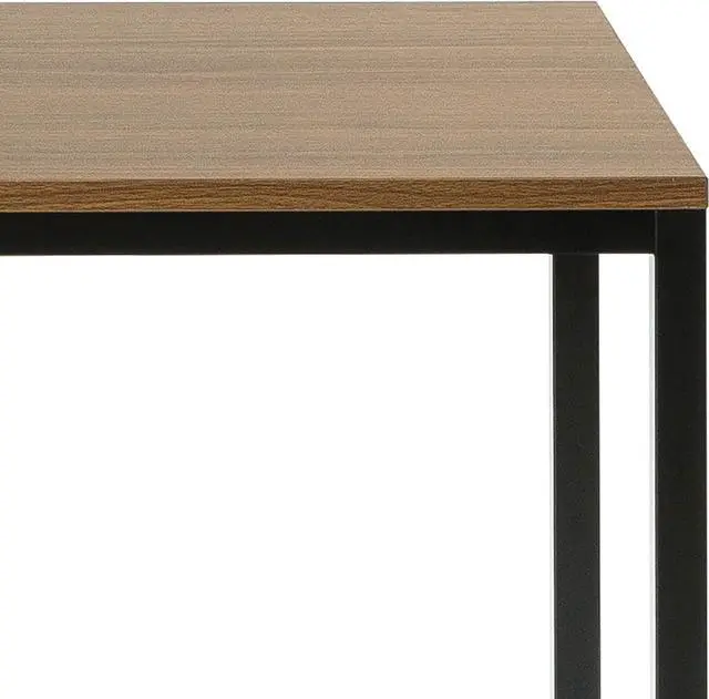 Alt view image 7 of 7 - ZINUS Jennifer 55 Inch Black Frame/ Computer Workstation, Office Desk, Easy Assembly, Brown