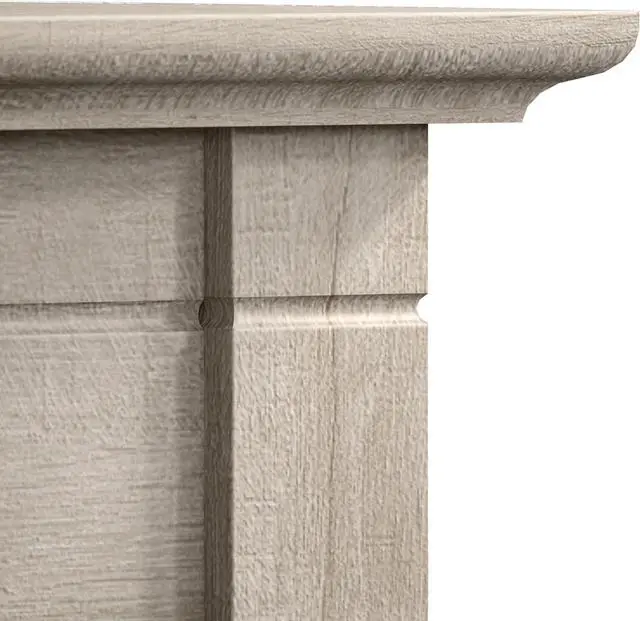 Alt view image 7 of 7 - Bush Home End Table with Drawer, Nightstand with Storage, Living Room and Bedroom Furniture, Key West Collection, Washed Gray