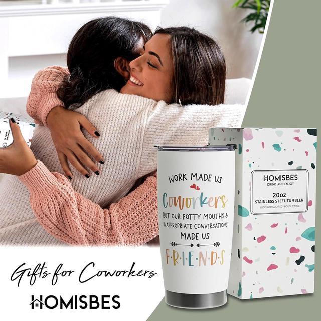 HOMISBES Best Friend Tumblers for Women - Gifts for Best Friends Women