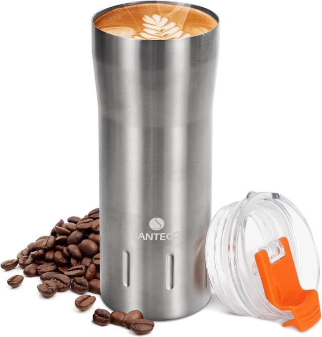 17 OZ Double Walls Stainless Steel Insulated Coffee Mug With Lid