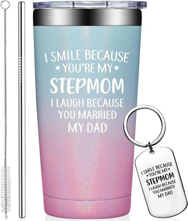 Stepmom Tumbler 30oz, Step Mom Christmas Gifts, Stainless Steel