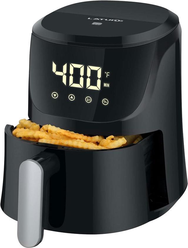 Air Fryer 6.2 qt Oilless 1500W Large Capacity Oven Air Fryers Healthy Cooker with 10 Preset, Visual Cooking Window, Non-Stick Basket, Included Recipe