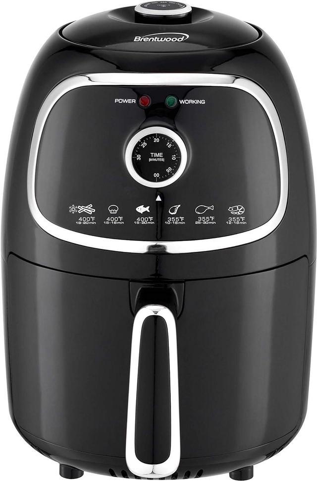 Brentwood Appliances 2-Quart Small Electric Air Fryer with Timer and Temperature Control