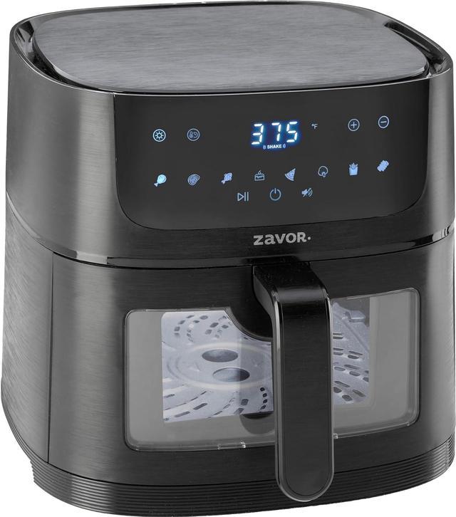 Zavor Sizzle 6 Qt Air Fryer with Basket and Clear Window - Air Fry, Broil,  Crisp, Bake